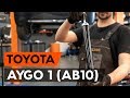 How to change rear shock absorber on TOYOTA AYGO 1 (AB10)  [TUTORIAL AUTODOC]