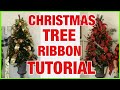 🎄 CHRISTMAS 2023 / Four Ways To Add Ribbon To Your Christmas Ttree / Ramon At Home