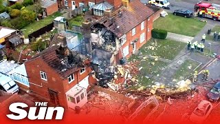 Ashford explosion – House destroyed as huge ‘gas blast’ leaves residents trapped