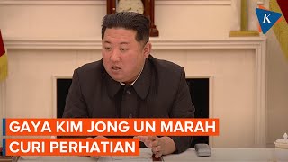 Gaya Marah-marah, Kim Jong Un Jadi Sorotan