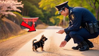 子犬は助けを求めて警察官の後を追い続ける |理由が分かった瞬間、彼は涙を流した！