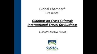 Globinar on Cross Cultural: International Travel for Business
