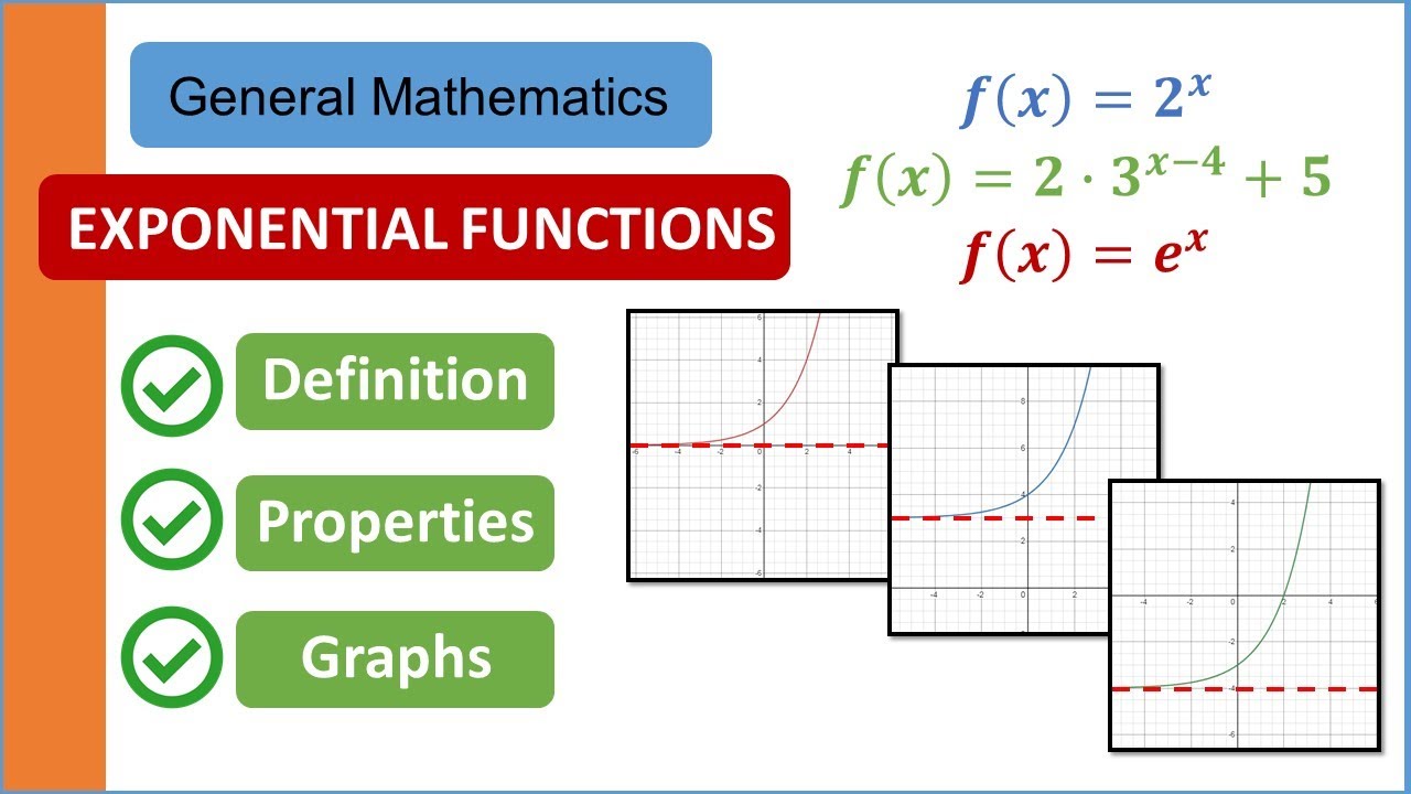 Exponential Functions | Definition | Properties And Graph | General ...