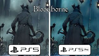 Bloodborne PS5 vs PS5 Pro Graphics Comparison