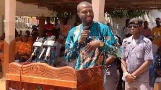 CHAIRMAN YANKUBA DARBOE SPEAKING AT THE INNAUGURATION CEREMONY OF HIS MEGA WESTCOAST DDVELOPMENT