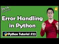 Try except and Error handling in Python | Python Tutorial #22