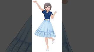 【デレステ】 私服 「清純派きれいめフリルブラウス」 #shorts