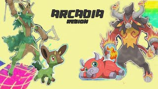 Complete Fakedex - Arcadia Fakemon Region (Gen 9 Pokemon Wisdom and Madness)