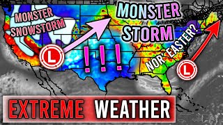 Upcoming MONSTER Storm, HUGE Arctic Blast, MAJOR Cold Front, Nor' Easters - Direct Weather Channel