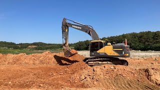 Volvo EC300E Excavator Compaction Work #12 | 건설기계 Construction Machines | 굴삭기 다짐작업