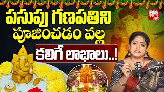 పసుపు గణపతిని పూజించడం వల్ల కలిగే లాభాలు..! | Benefits Of Pasupu Ganapathi Pooja 2024 | BIG TV