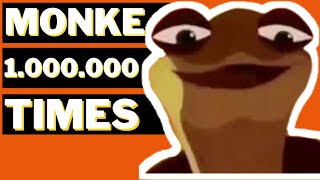 MONKE 1,000,000 TIMES | TURTLE OOGWAY MEETS MONKEY MEME ONE MILLION TIMES | FROM KUNG FU PANDA