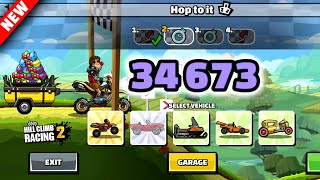 Hill Climb Racing 2 - 34673 Points in Hop To It *New Strategy*