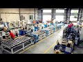 welding robot positioner wire mesh shelf production line hwashi company is in peak season