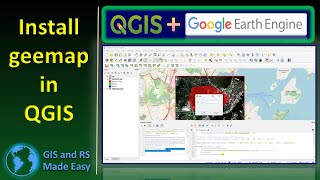How to Install and Use geemap Python Package in QGIS | Use Google Earth Engine in QGIS