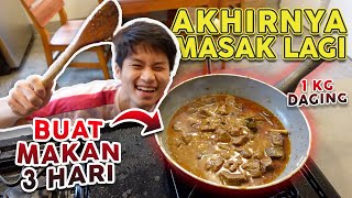 LELE MASAK RENDANG SETELAH SEKIAN LAMA GAK PERNAH MASAK WKWKWKWKW