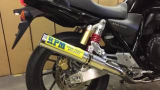 【RPMマフラーサウンド】HONDA CB400SF-REVO(EBL-NC42) RPM-4in2in1マフラー