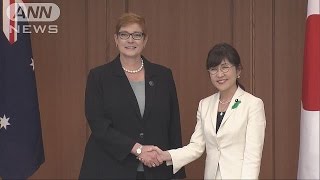 稲田防衛大臣が豪のペイン国防相と会談　連携強化へ(17/04/20)