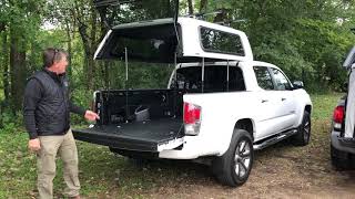 Toyota Tacoma TopperLift Overview 2018 | Power Raising Truck Lid/Topper/Shell | Overland Camping