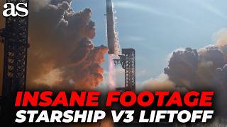 The MOST INSANE SHOCKWAVE ever caught on video: raw Starship V3 LIFTOFF FOOTAGE