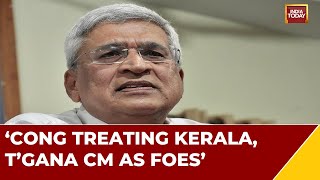 CPM Neta Prakash Karat Take Potshots At Congress, Says Why Didn't Cong Invite Kerala \u0026 T'gana CM