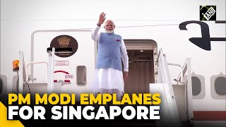 PM Modi emplanes for Singapore after concluding historic Brunei visit