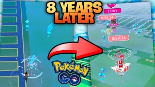 *THIS IS WHAT HAPPEND IN 8 YEARS TO MY MALL GRIND SPOT* Pokemon GO