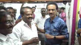 Thiru. M.K. Stalin Visit Famous Jigarthanda Madurai