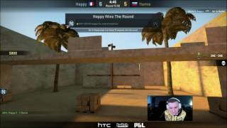 CS GO Flamie vs Happy HTC 1v1 Invitational BO3 by PGL