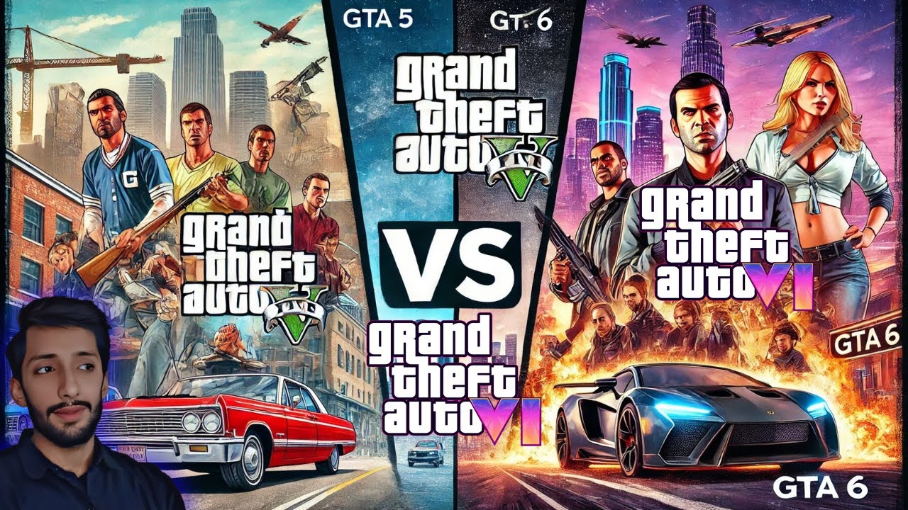 Gta 6 Vs Gta 5 Graphics Features Map Comparison Youtube
