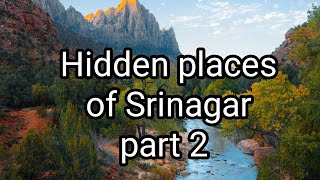 Top tourist places in srinagar part 2  | hidden gems of Srinagar #information #travel #india #viral