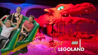 Legoland Florida DRAGON Roller Coaster | Front Row POV Dragon Roller Coaster at Legoland Florida