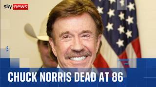 Actor and martial artist Chuck Norris has died