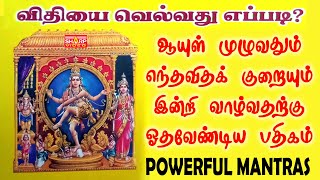 POWERFULL ஆயுள் முழுவதும் எந்தவிதக் குறையும் இன்றி வாழவதற்கு ஓதவேண்டிய தேவாரம் பதிகம் #devotional