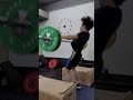 박스 스내치 90kg box snatch