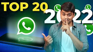 ⚡New 20+ WhatsApp Tips, Tricks & Hacks  2022 | Smartphone Users MUST WATCH