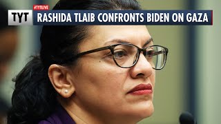 Rashida Tlaib Calls Out Biden TO HIS FACE