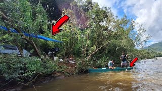 Descobrimos um Novo Poço com Muito Jundiá! Fizemos o Acampamento na MATA com Chuva Forte.