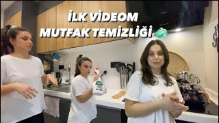 RUTİN MUTFAK TEMİZLİĞİ 🧼 | Bu benim ilk videom 🥹