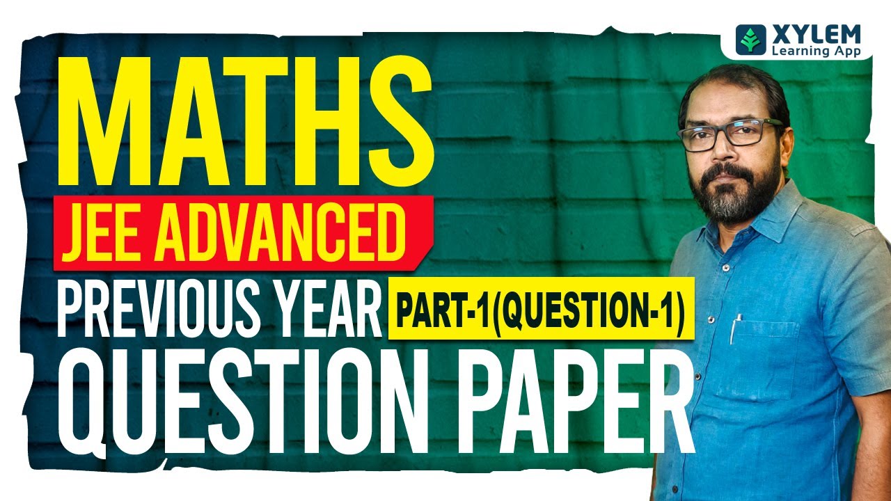 JEEADVANCED- PREVIOUS YEAR 2021- QUESTION PAPER- MATHS PART- 1 ...