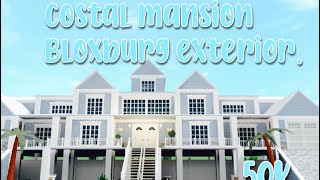 Costal mansion bloxburg 50K Speed build (Roblox)