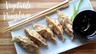 Vegetable Dumpling Recipe | Homemade Vegetable Potstickers