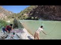 🎣 Fishing by the Nomadic Men in the WILD RIVER (Part 2) 🎣