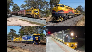 Trackside: Bendigo Area SSR Action with freshly repainted Railfirst G515- 21/12/21