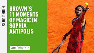 Dustin Brown's 11 Moments Of Magic In Sophia Antipolis