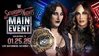 Rhea Ripley vs Nia Jax Women's World Championships Match: WWE Saturday Night's Main Event - 2025