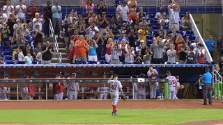 WSH@MIA: Gio receives ovation after losing no-hit bid