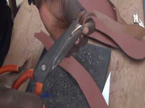 How to make leather slipper A free project How to make leather slipper A free project