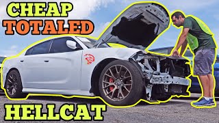 I Found a Salvage HELLCAT For Sale at Insurance Auction! Here's How Much it will