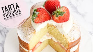 Tarta Victoria | Victoria Sponge Cake | San Valentin